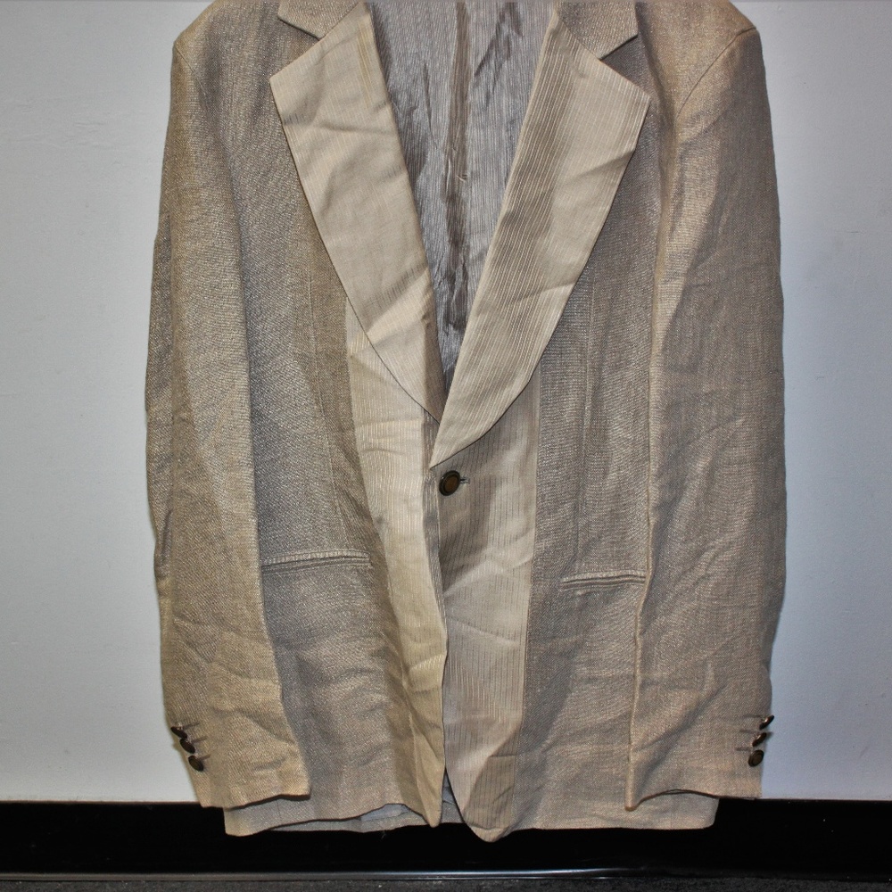 Emporio Armani blazer linen cotton blend
